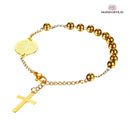 Pulseira Terço São Bento em Ouro 14k